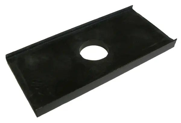 Gummiplatta bladfjäder bak