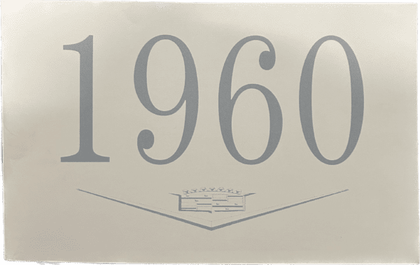 Cadillac 1960 Ägarhandbok