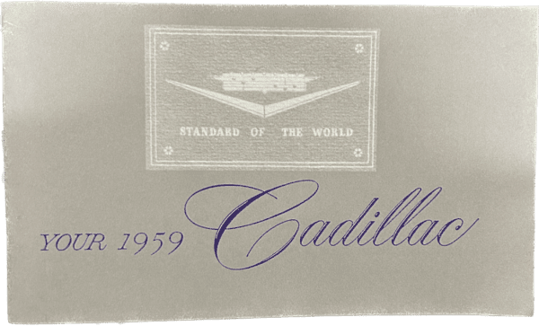 Cadillac 1959 Ägarhandbok